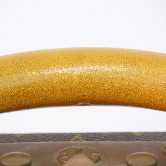 Louis Vuitton President M53012 Monogram Canvas Trunk Briefcase Brown Gold - Picture 6 of 16